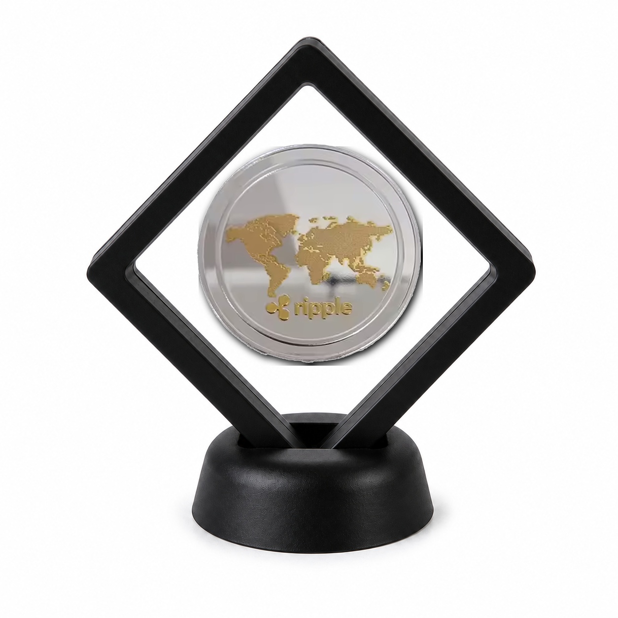 Crypto Coin Display Stand with Coin of Choice Novelty and Replica Bills and Challenge Coins Crypto Coin Display Stand with Coin of Choice Novelty and Replica Bills and Challenge Coins 26