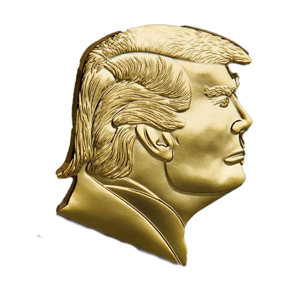 Donald Trump Head Sculpture Coin Political Memorabilia Display Ideas